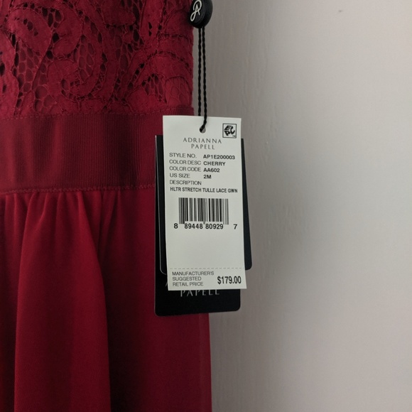 Adrianna Papell red gown - Picture 6 of 6